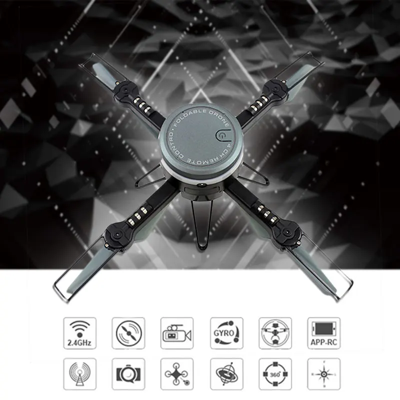 

Aircraft Drone Quadcopter Double Mode Security Camera HD720P 2 in 1 Selfie Flying Altitude Hold Premium Kids Toy Fpv Camera