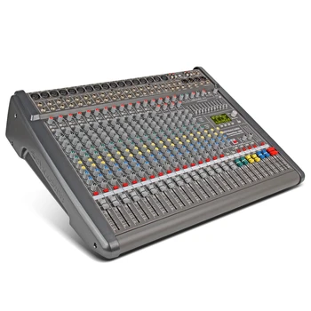 New!!Top quality PowerMate 1600-3MIDI in out 16-way power with amplifier Mixer effect Group 4 double effect with r2X1000