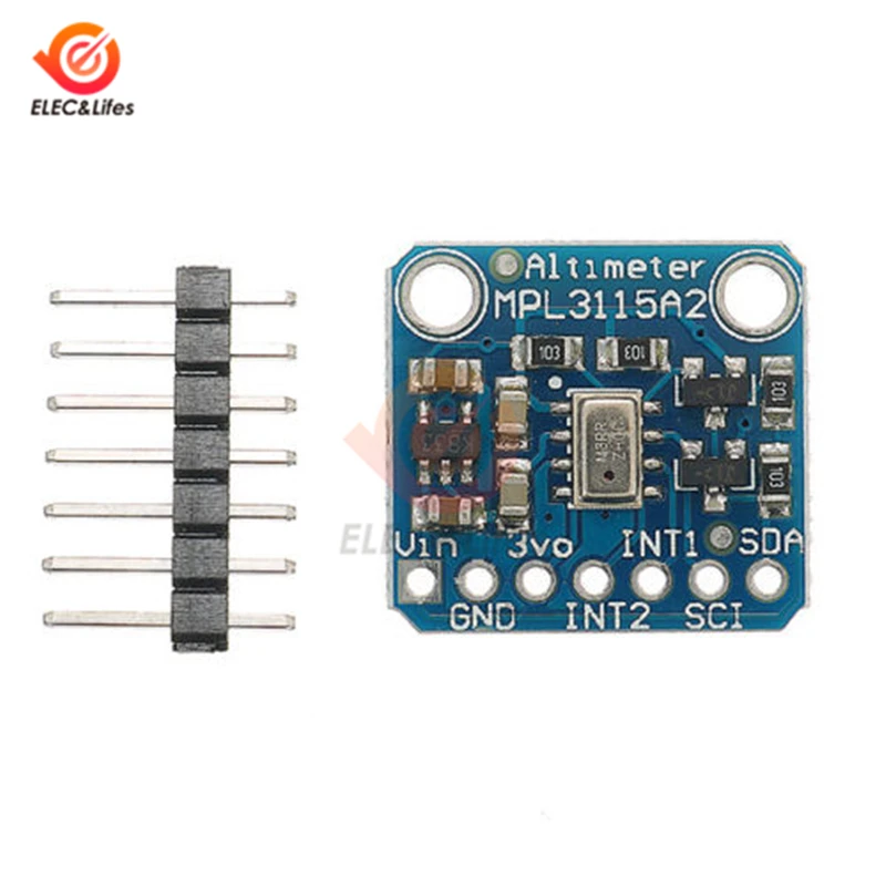 MPL3115A2 IEC IIC Интеллектуальный альтиметр барометр термометр температура давление высота сенсор модуль для Arduino I/O 2,5-5 В