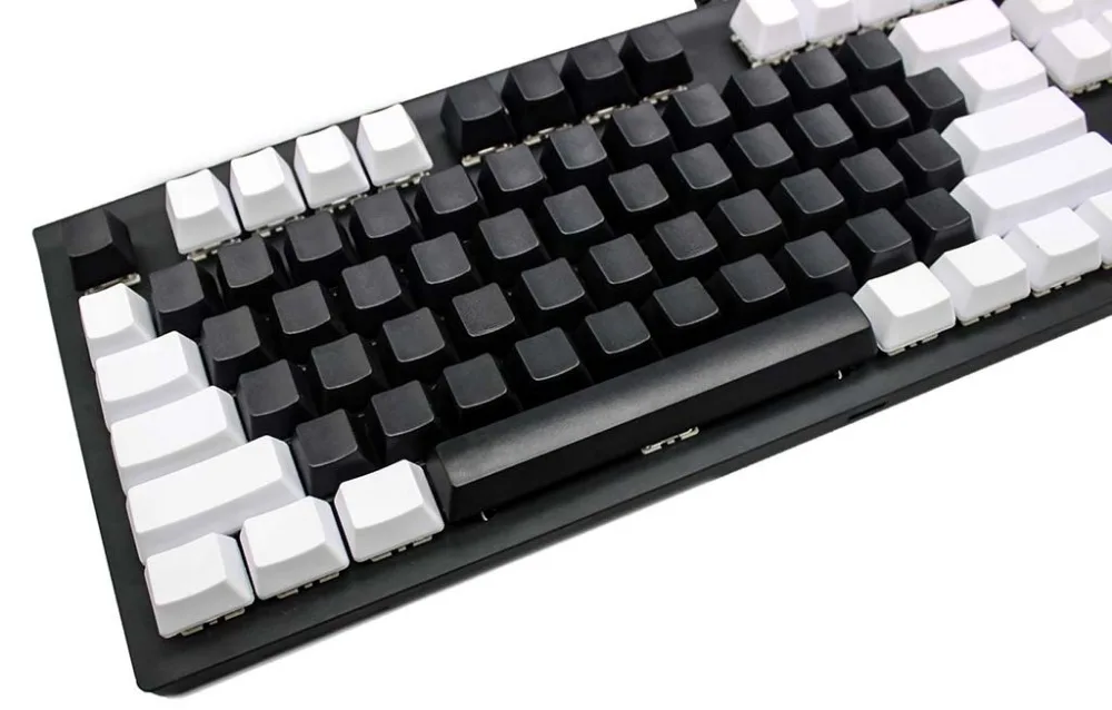 YMDK 104 пустой ANSI ISO белый черный смешанный PBT OEM профиль Keycap для 104 TKL 60% MX переключатели Механическая игровая клавиатура