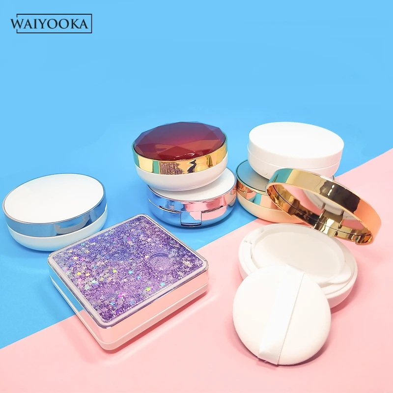 

Make Up Case Air Cushion Sponge Powder Puff Empty Box Liquid Foundation BB Cream Makeup Box for cosmetics Dressing Table Storage