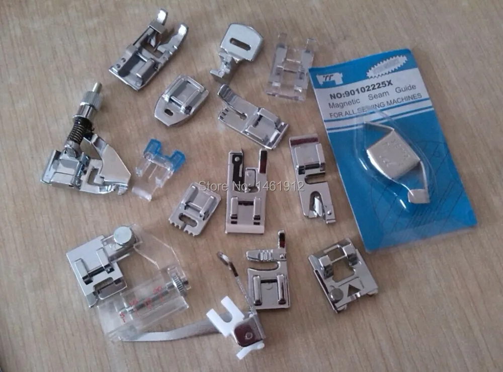 Taiwan 15 kinds of multi function presser foot suit brothers singer