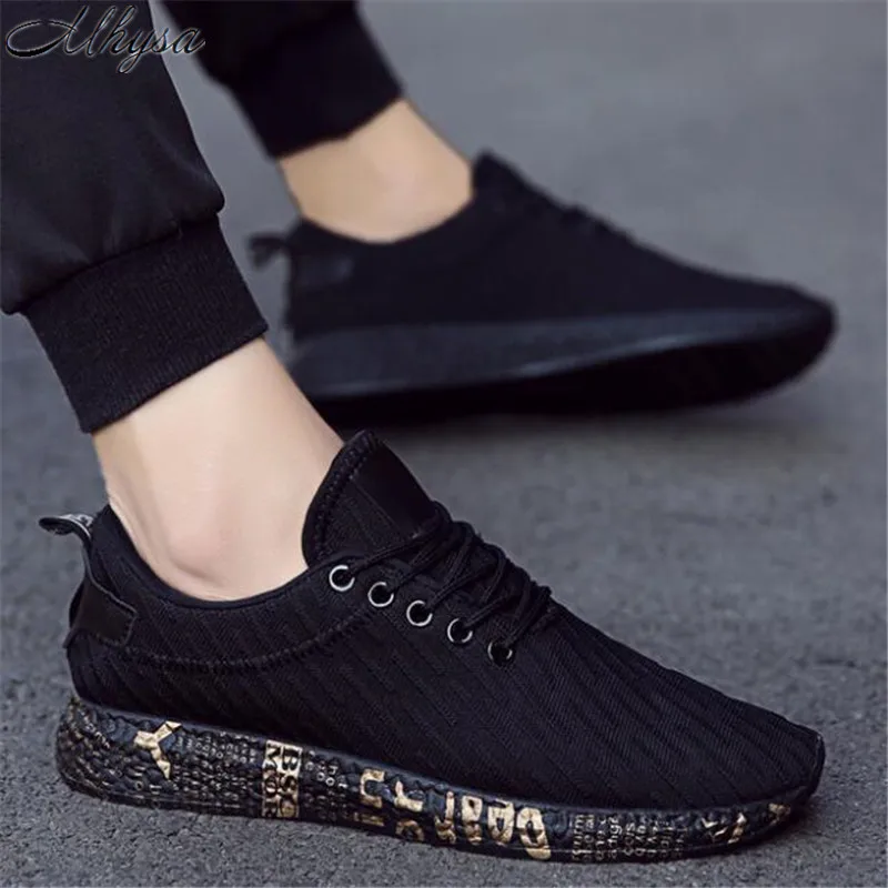 

Mhysa 2019 men's casual shoes comfortable and breathable new fashion mesh shoes spring non-slip wear-resistant sneakers L407