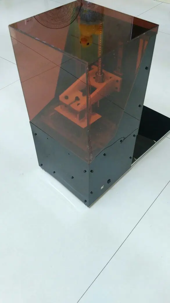 DLP 3D printer. The printer photocurable Education Demo