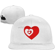 Унисекс Snapback Регулируемая Кепка для грузовика Спортивная шляпа для путешествий натуральное Сердце бейсбольная плоская шляпа(1