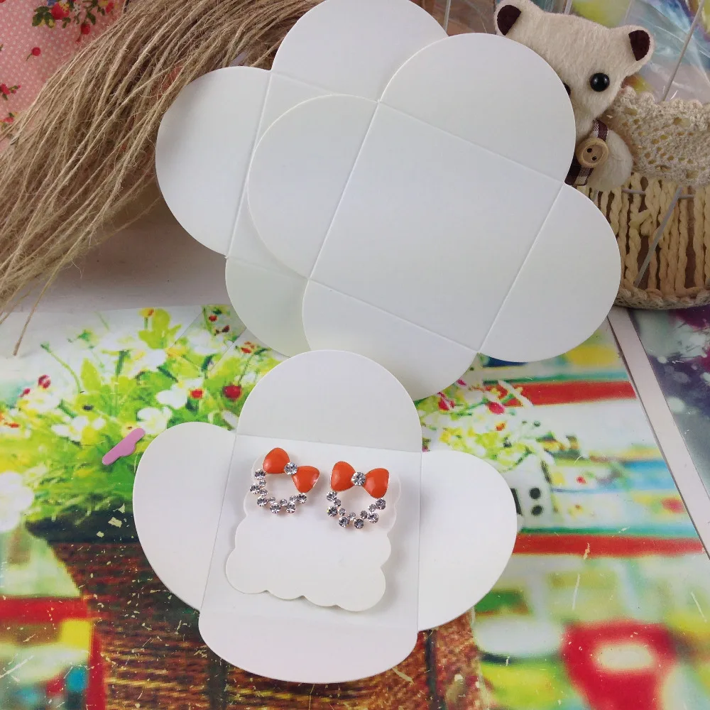 DIY Серьга карты серьги коробка 13X13 см крышка внутренняя карта 5x5