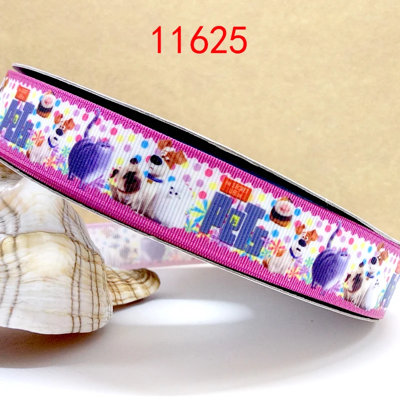 

Free shipping 50 yard per size Pets printed grosgrain ribbon 11625