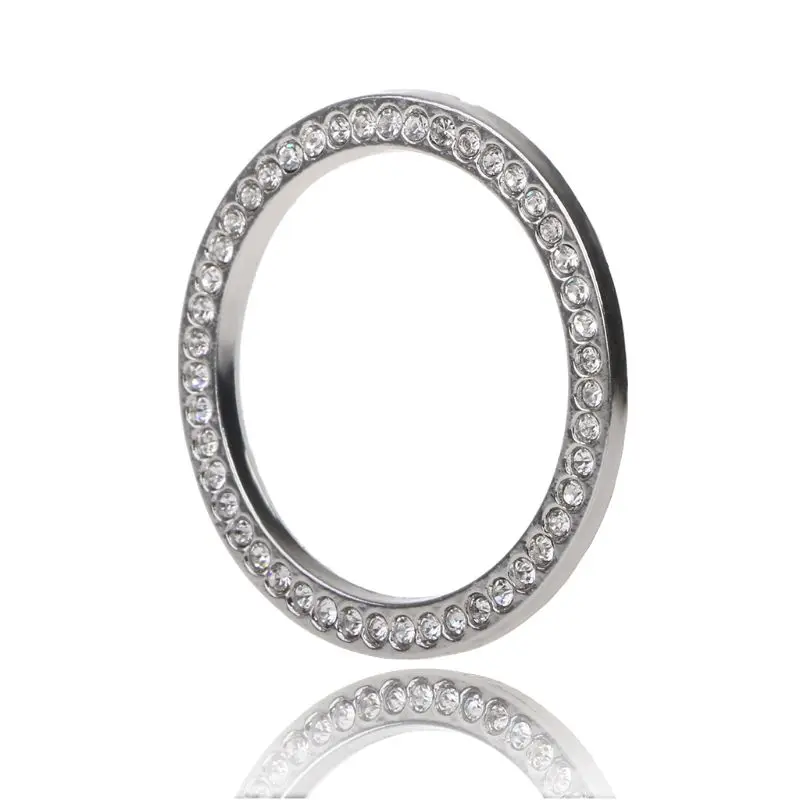 

Fashion Crystal Rhinestone Decor Car Engine Start Key Ring Start Stop Ignition Button Sticky Ring