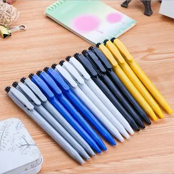 

[4Y4A] 48pcs/box Press the ballpoint pen wholesale cheap high quality simple student ball pen Price discount free shipping