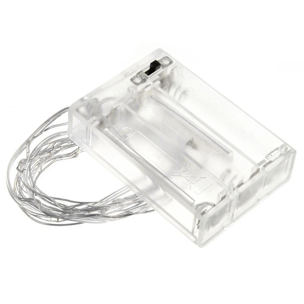 2 м 3 5 10 LED AA на батарейках светодиодные гирлянды для рождественской вечерние