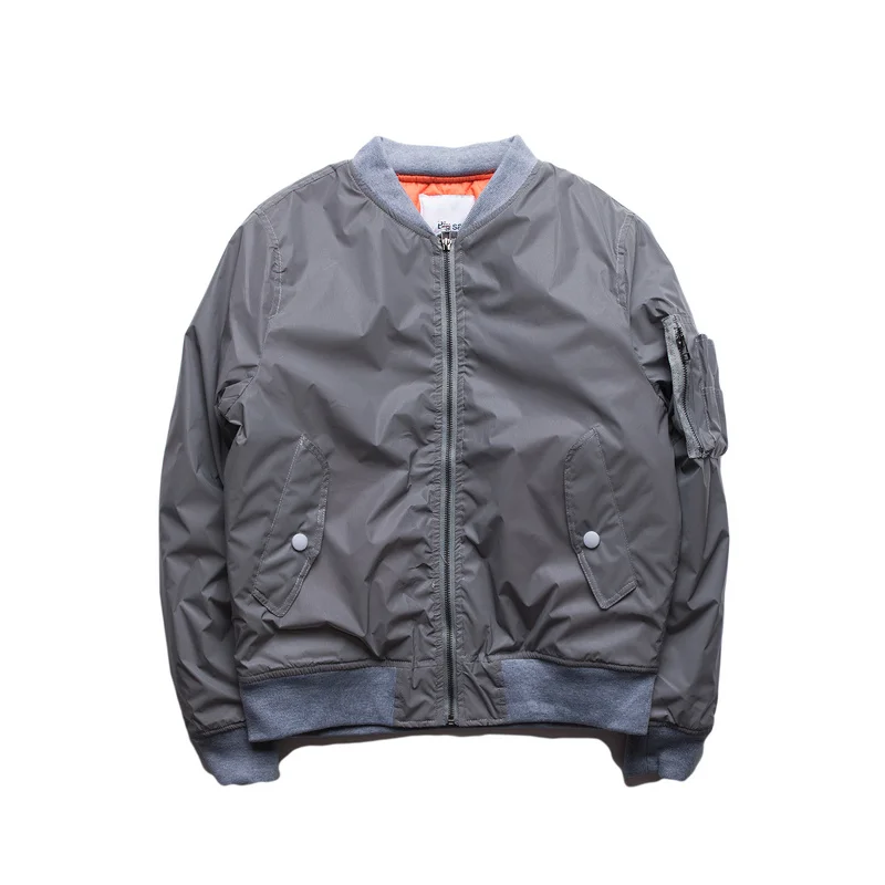 Harajuku Ma-1 Air Force пилот Курточка бомбер Для мужчин армейская Куртка Varsity Повседневное пара тонкие Для мужчин куртка-штормовка для девочек 9 Цвета 5XL - Цвет: as picture 8