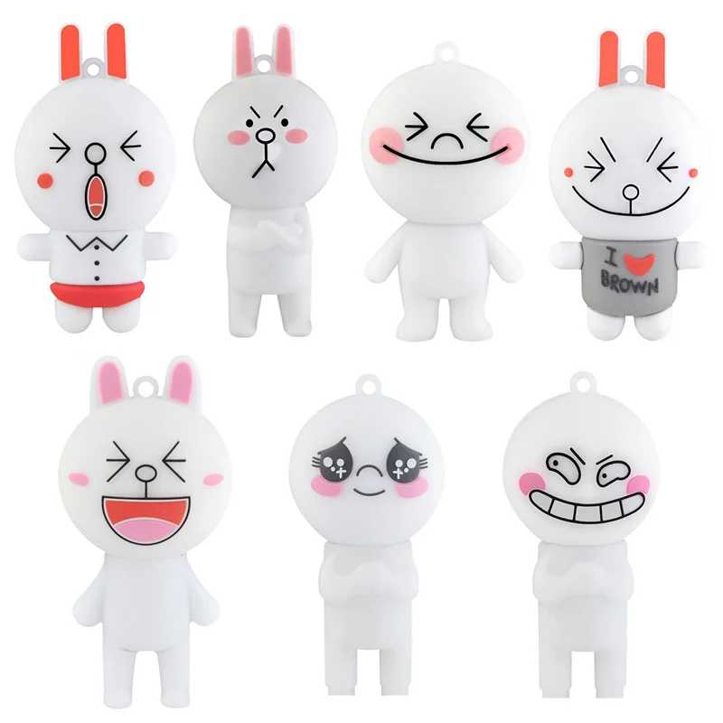 Cartoon Pen Drive 2.0 32GB 64GB Usb Flash Drive 16GB 8GB Pendrive 4G 128GB Memory Stick U Disk Flash Drive Memoria Usb Usb Stick