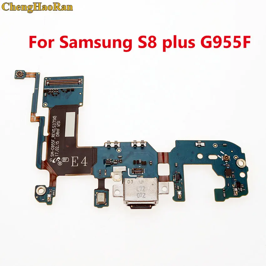 For S8plus G955F ChengHaoRan USB зарядное устройство док-станция разъем гибкий кабель для samsung Galaxy S6 S7 G930V G935A edge G935F S8 plus G955F G955U G955N - Цвет: For S8plus G955F