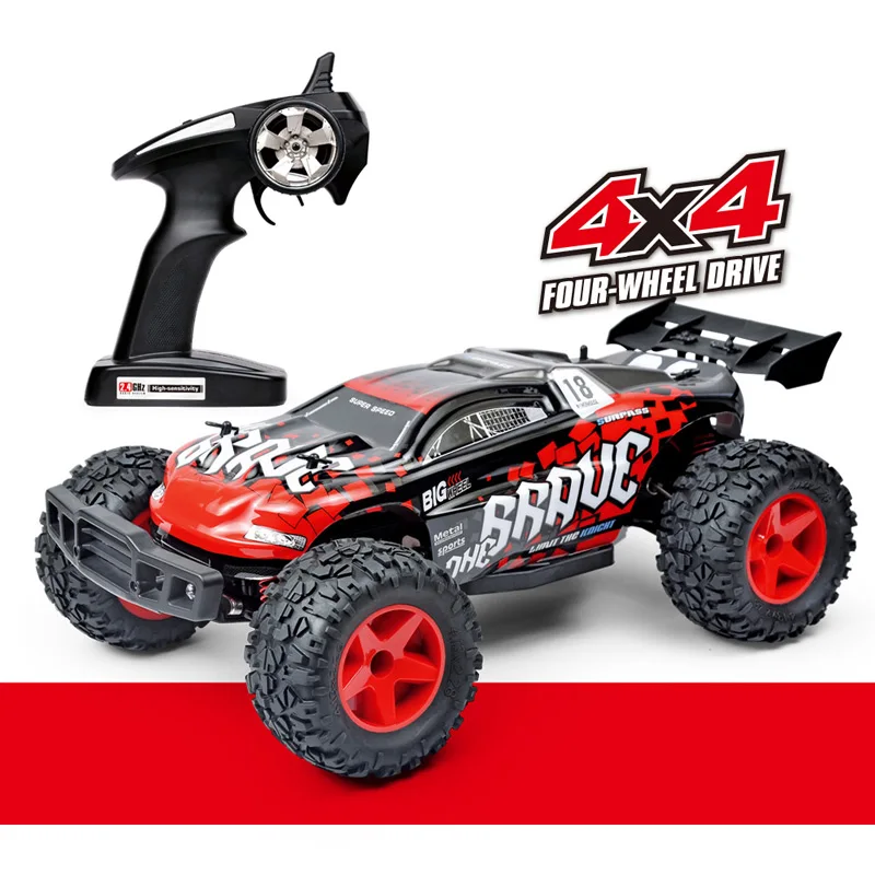 Гоночный автомобиль BG1518 водонепроницаемый 4WD 2 4G 1/12 Rc Desert Buggy Truck 4X4 Cross Country Tornado Pioneer