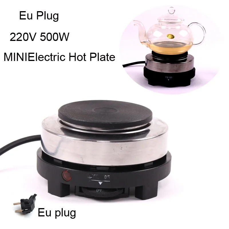 

New 220v 500w Mini Stove Electric Hot Plates Multifunction Cooking Plate Kitchen Portable Coffee Heate Multifunction Hot Plates