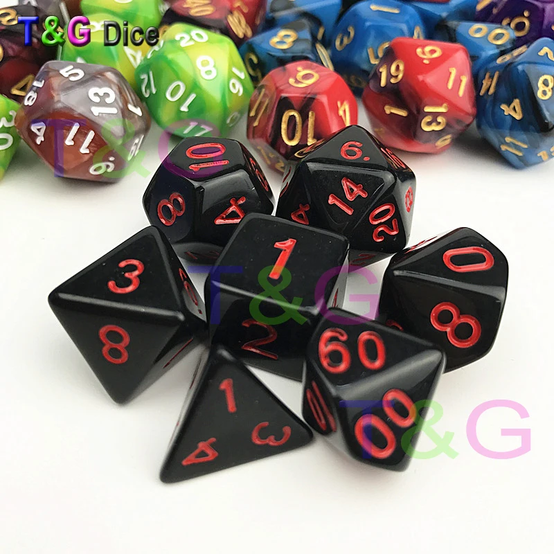DND Dice New 7pcs/set High Quality Colorful Dice Set D4,D6,D8,D10,D10