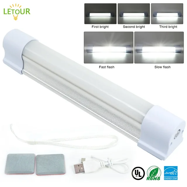 LED Bar Light Wireless LED Tube 12V 30W 120W 5 Dimmer Levels