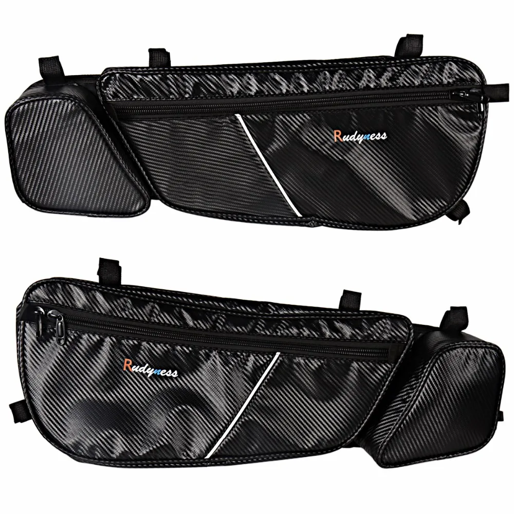 Передняя левая и правая сторона водителя карбоновые дверные сумки и колодки для моделей Can Am Maverick X3
