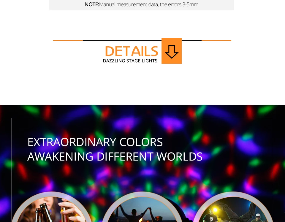 RGB stage light & white desk lamp (3)