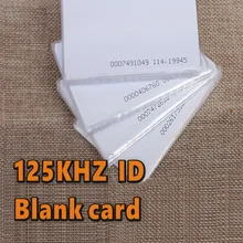 50 шт./лот EM пропуск TK4100 реакции ID карты 125 кГц EM4100 RFID карты доступа Управление посещаемость времени