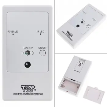 

Newest KELANG ABS KL-550IR English Version of the Infrared Remote Control Detector Support 2 AA Batteries High Quality