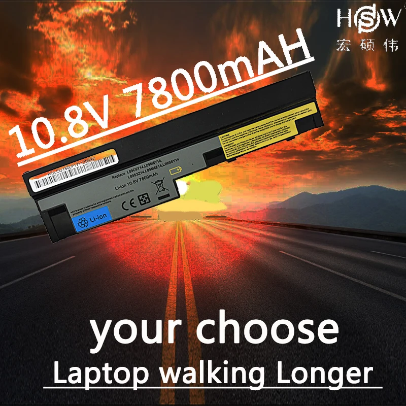 HSW 7800 мАч аккумулятор для lenovo IdeaPad S100 S10-3 S205 S110 U160 S100c S205s U165 L09S6Y14 L09M6Y14 9 ячеек