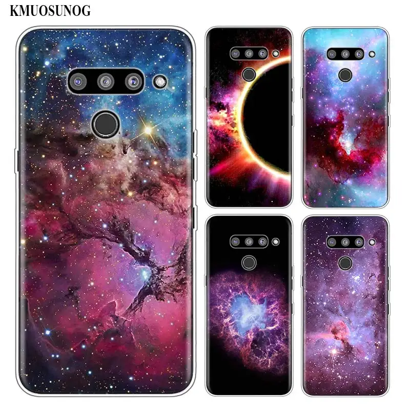 

Silicone Soft Phone Case space star for LG K50 K40 Q8 Q7 Q6 V50 V40 V30 V20 G8 G7 G6 G5 ThinQ Mini Cover