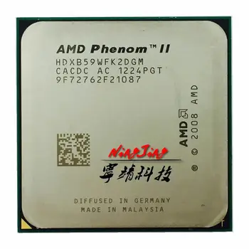 

AMD Phenom II X2 B59 3.4 GHz dual-core CPU Processor HDXB59WFK2DGM Socket AM3
