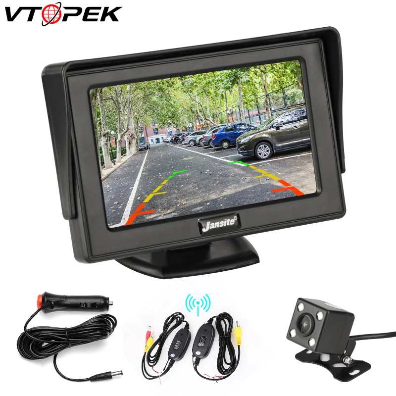 

Car Monitor 4.3" Screen For Rear View Reverse Camera TFT LCD Display HD Digital Color 4.3 Inch PAL/NTSC 480 x 272
