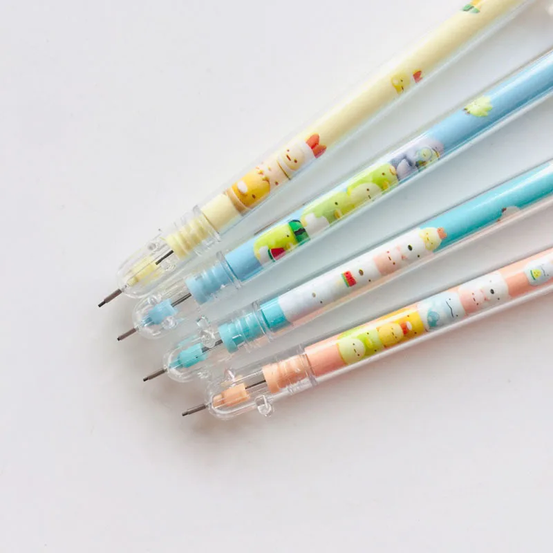 

4 pcs/lot Cute Sumikko Gurashi Mechanical Pencil Student Pencil Automatic Pen For Kid School Office Supply Escolar Papelaria