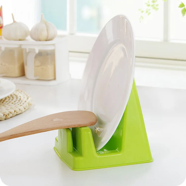 New Useful Spoon Pot Lid Shelf Cooking Storage Kitchen Decor Tool Stand