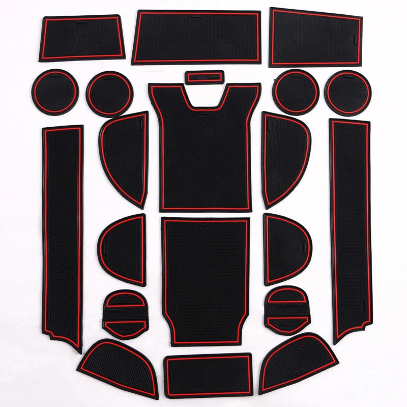 

lsrtw2017 latex car cup anti-slip mat for lexus rx200t rx300 rx350 rx450h 2015 2016 2017 2018 2019