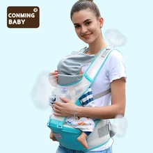 От 0 до 36 месяцев для детей до 20 кг по самой низкой цене, летние Обувь с дышащей сеткой эргономичный Хипсит для переноски детей Рюкзак-кенгуру для малышей платье на бретельках Обёрточная бумага тазобедренного сустава, ремень на пояс