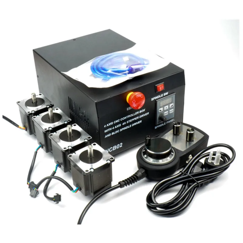 Wood CNC engraving machine control box 4 axis MACH3 USB interface milling router controller Wood CNC engraving machine control box 4 axis MACH3 USB interface milling router controller