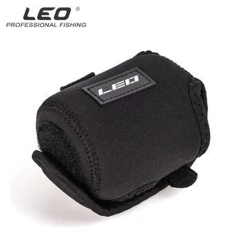 

LEO 27915 Multifunctional Fishing Reel Bag Water Drop Twist Drum Wheel Cover Elastic SBR Soft Bag Fishing Tackle Pesca Lure