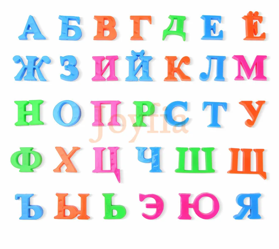 30 шт. русский алфавит магнитные буквы на холодильник магнит матч Пазлы Дети образовательные и языковые обучающие игрушки для детей