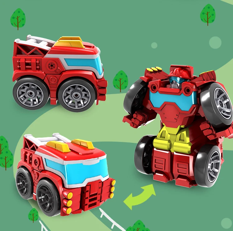 Горячая 6 см спасательные боты игрушки для автомобиля Трансформация Робот фигурки игрушки для детей подарок для ребенка мини версия деформации King Kong