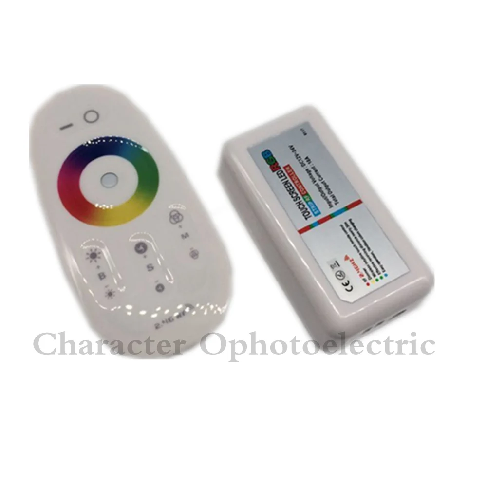 RGBW / RGB LED Controler Touch Screen 2.4G DC12-24V 18A Remote Controller Channel For RGB / RGBW Strip