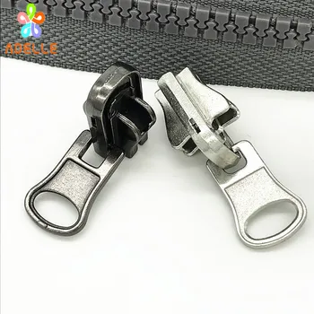 

7pcs Plastic resin Zipper Slider NO.8 Auto Lock reversible double face Rotate Zip Slider Professional 4 colors free shipping
