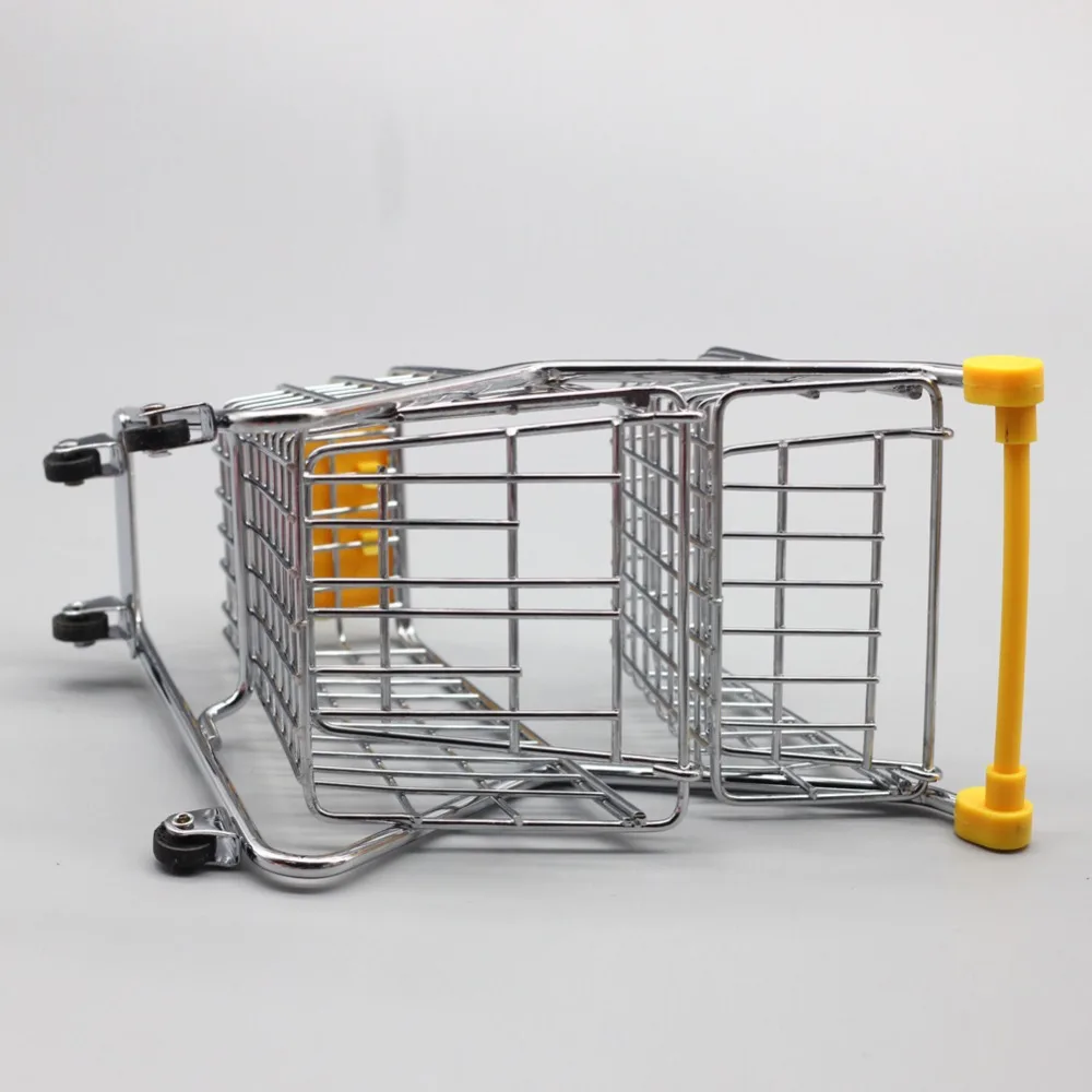Мини-тележка из супермаркета, игрушка, корзина для покупок, режим хранения, забавная складная корзина для покупок для Chi