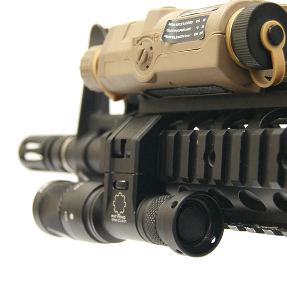 IFM CAM Light Precison постоянное стробоскопическое оружие Боковое крепление винтовка дистанционный переключатель оружие Тактический свет Пикатинни для охоты