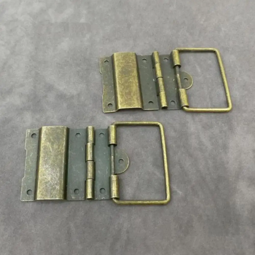20pcs антикварная шелковая откидная старинная деревянная коробка железная петля