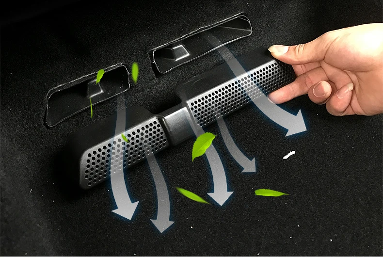 2 шт./компл. черный пыленепроницаемый вентиляция на дефлекторах вентиляции автомобиля чехол для автомобиля из сетчатой ткани кондиционер с воздушным транспортом, сиденье для Skoda Kodiaq