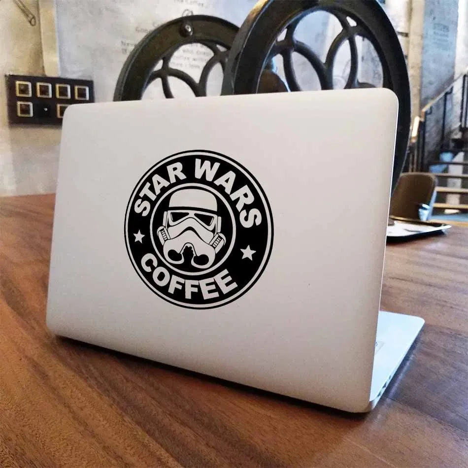 Наклейка для ноутбука Stormtrooper coffee для Apple, наклейка на MacBook 13 Pro Air retina 11 12 15 17 дюймов, наклейка для Mac Skin Mi Surface Book