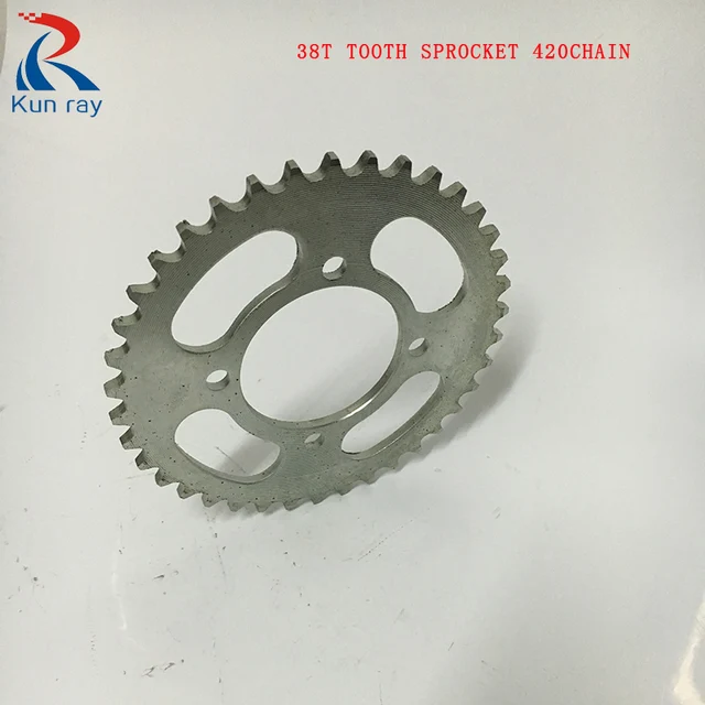 420 38t 41t Tooth Sprocket 62mm Chainwheel Fit With Chain For 420 38t 41t Tooth Sprocket 62mm Chainwheel Fit With Chain For Electric Bicycle Ebike