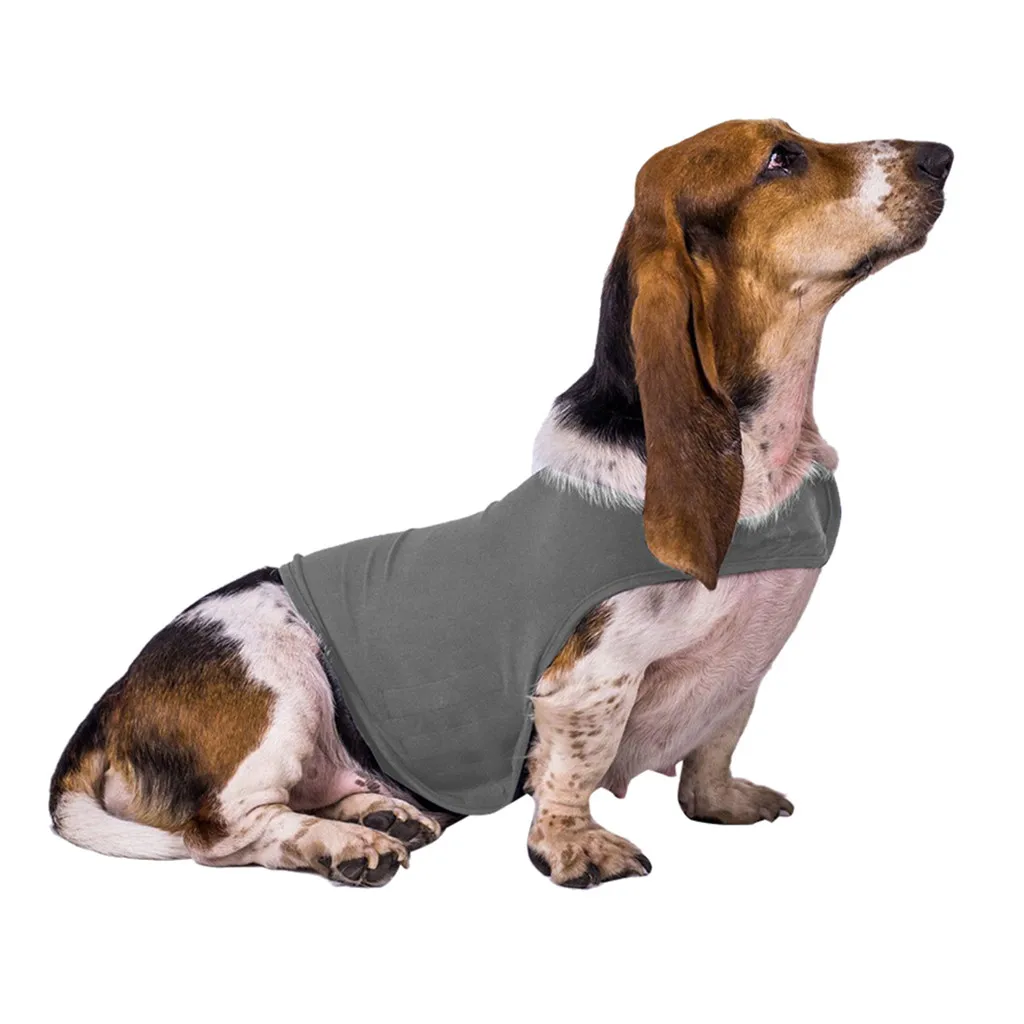 Pet Dog Calm Anti-Anxiety Jacket Stress Relief Vest Coat Soft Cotton Costume Dog Anxiety Jacket Calming Vest Pet Coat Thunder