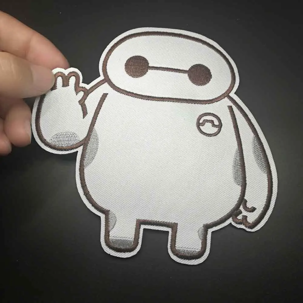 Мультфильм Baymax железа на вышитые одежды патчи для одежды наклейки одежды оптом