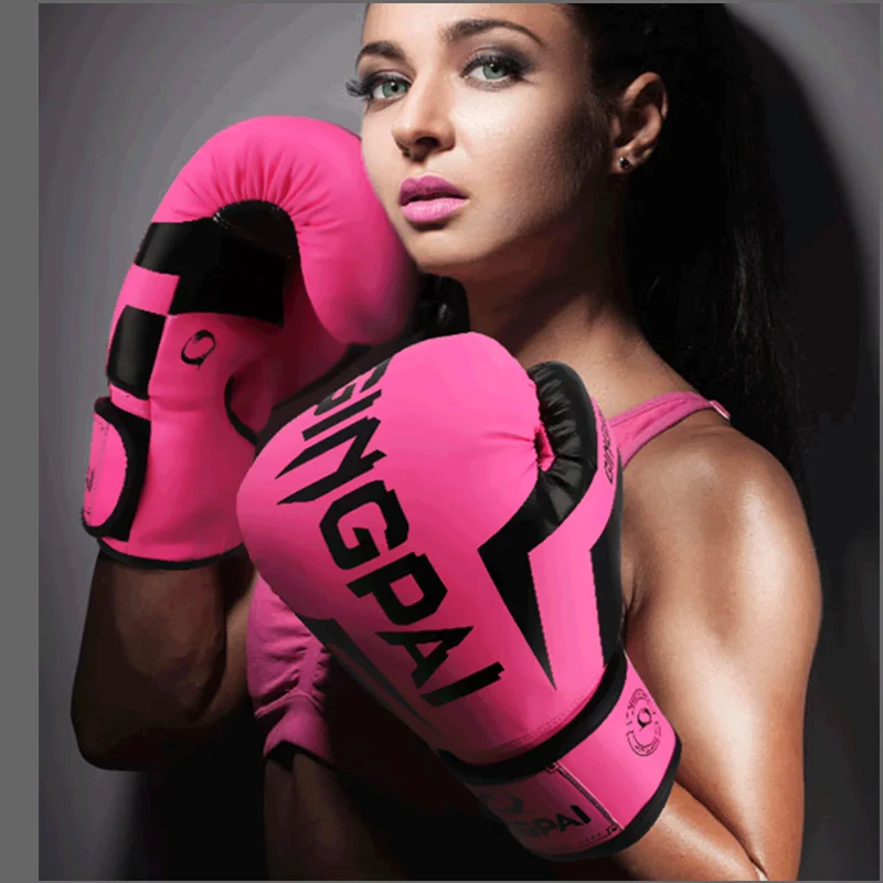 10oz Men women Boxing Gloves breathable fitness Punch bag glove
