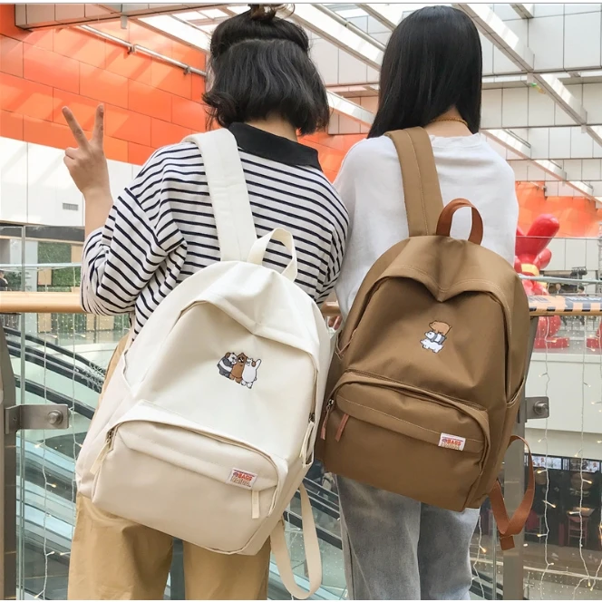 

2019 Women Canvas Backpacks Ladies Shoulder School Bag Backpack Rucksack for Girls Travel Fashion Bag