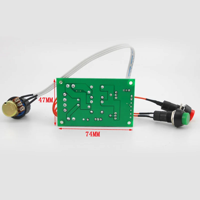 Regolatore di velocità PWM 6V/12V/24V 10A per motori DC con auto-reset e controllo avanzamento/retromarcia per attuatori lineari - immagine 5